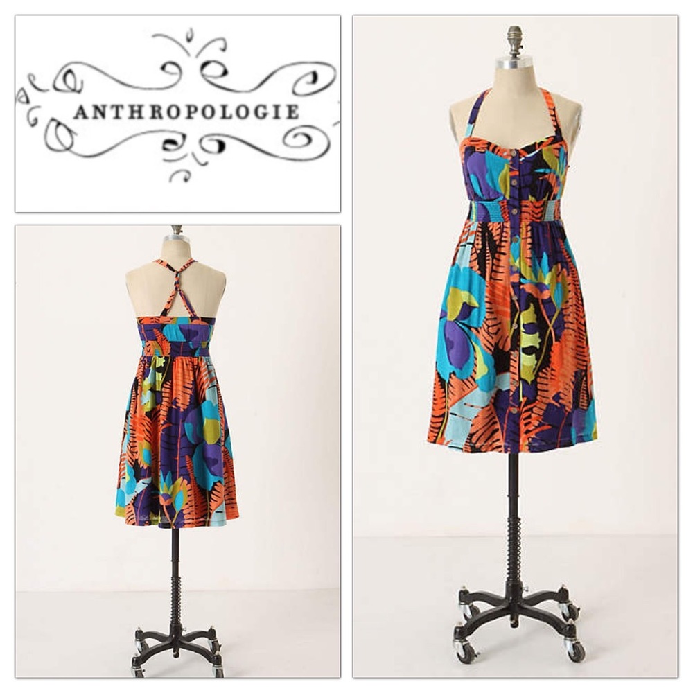 Anthro Edme & Esyllte Noche En La Copa Dress